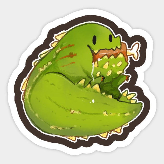 Deviljho chibi - monster hunter Sticker by linkitty